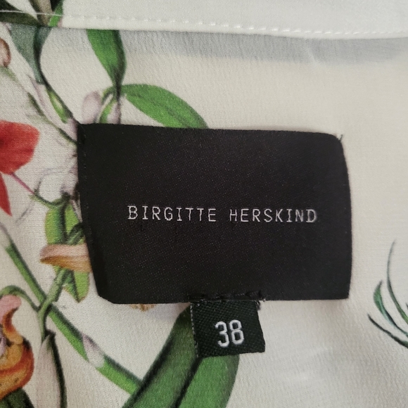 Birgitte Herskind silk floral wrap dress S - Picture 10 of 11
